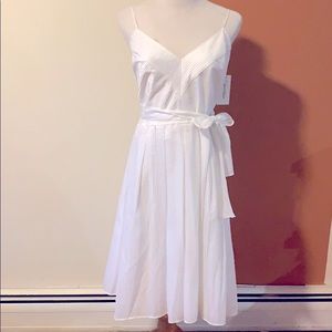 Brand New White Fit and Flare Cocktail Dress